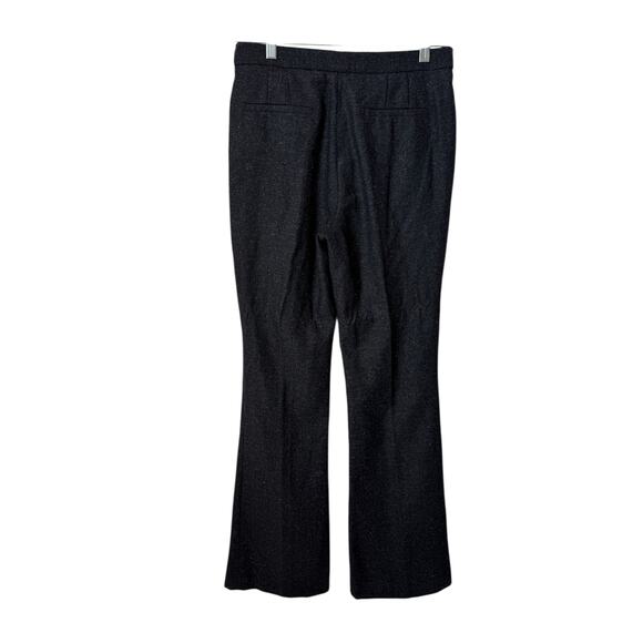 Massimo Dutti High Waisted Tweed Wool Trousers Size US 8 - Picture 2 of 8